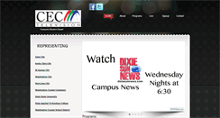 Desktop Screenshot of cec.dixie.edu