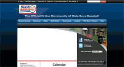 Desktop Screenshot of baseball.dixie.org